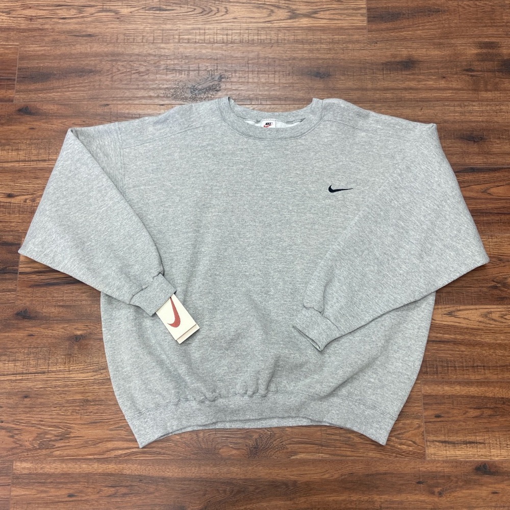 Vintage 90s Nike Mini Swoosh Crewneck DEADSTOCK XXL
